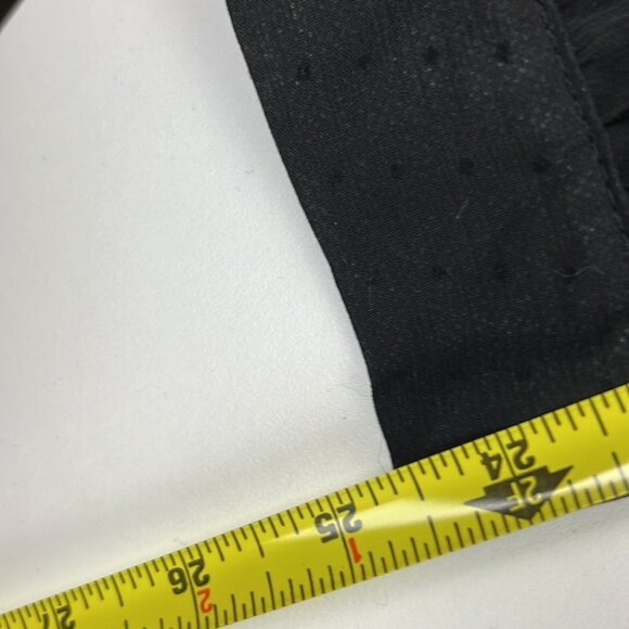 Mandee Long Sleeved Black Polka Dot Sheer Blouse size Small - Picture 6 of 8